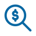 Search dollar icon